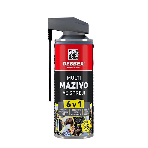 Multi mazivo ve spreji 6v1 200 ml aerosolový sprej