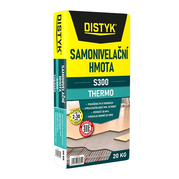 Samonivelační hmota na podlahy S300 DISTYK Line 20 kg pytel šedá