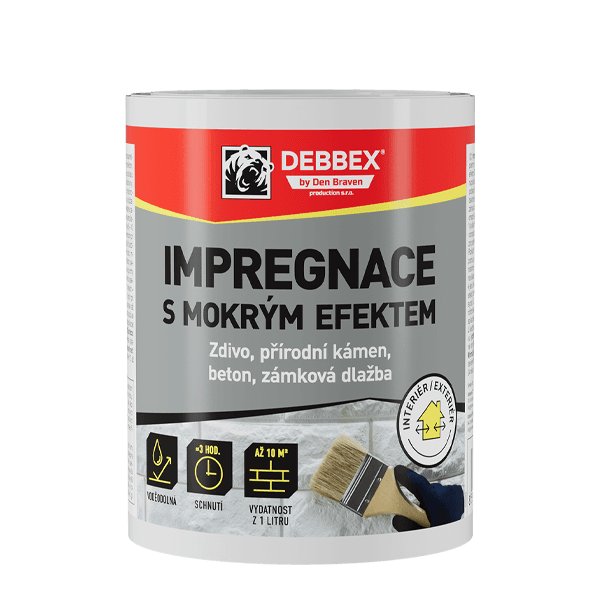Impregnace s mokrým efektem 2,5 l kbelík transparentní