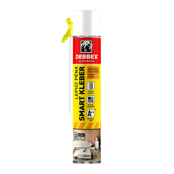 Lepicí pěna SMART KLEBER 750 ml trubičková dóza žlutá