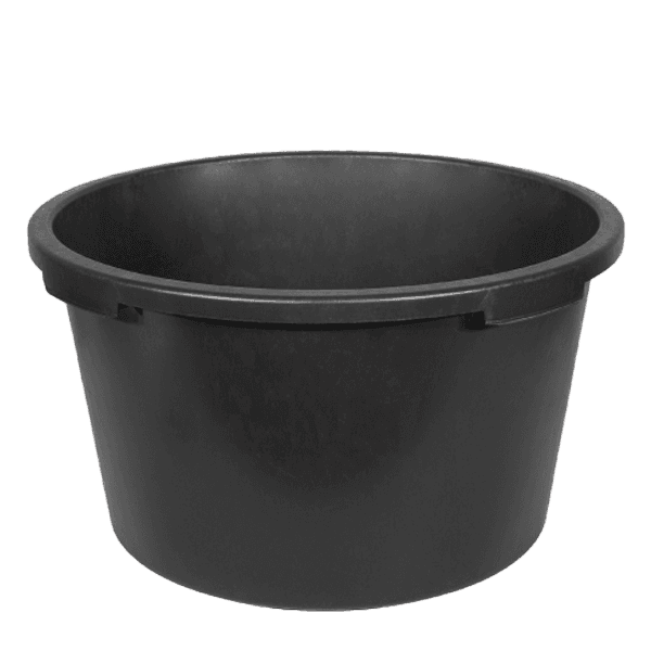 Maltovník kulatý 40 l, Ø 50 cm, výška 28 cm černá