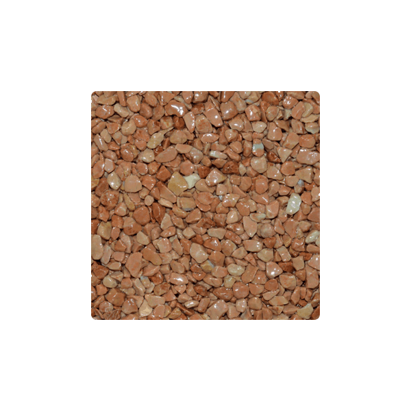 Mramorové kamínky cihlově červené 3 - 6 mm 25 kg pytel