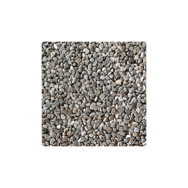 Mramorové kamínky hnědošedé 3 - 6 mm 25 kg pytel