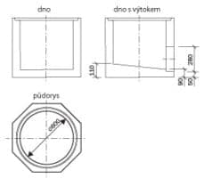 BEST-DRENÁŽ.ŠACHTICE(DNO)/TBX-Q 600/610/280 VD