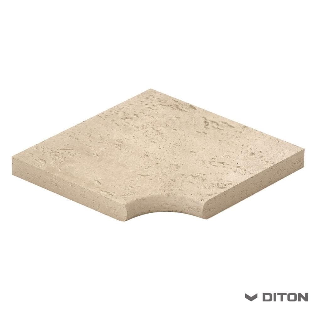 DITON - Bazénový lem - vnitřní rohový Travertin elegance