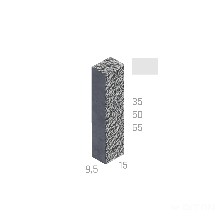 DITON - Palisáda štípaná 15 / 65 přírodní