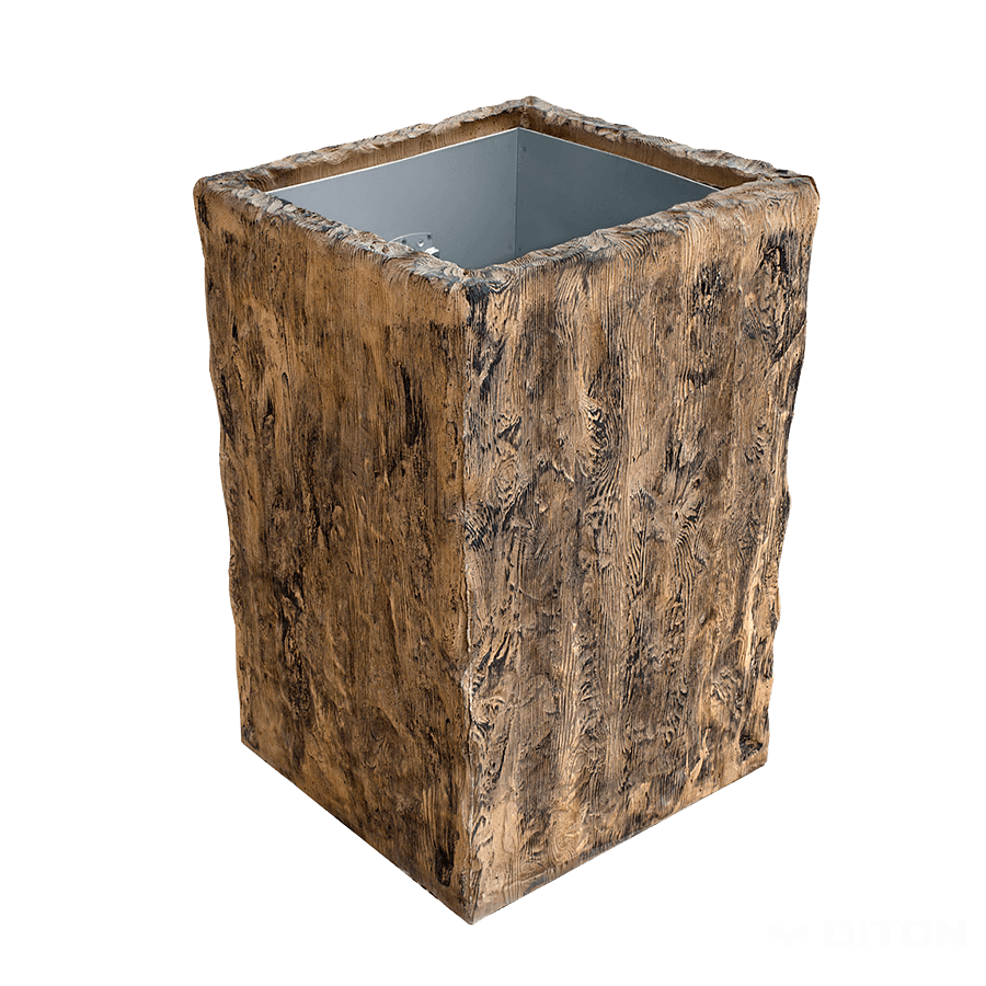 DITON - Odpadkový koš natur patina