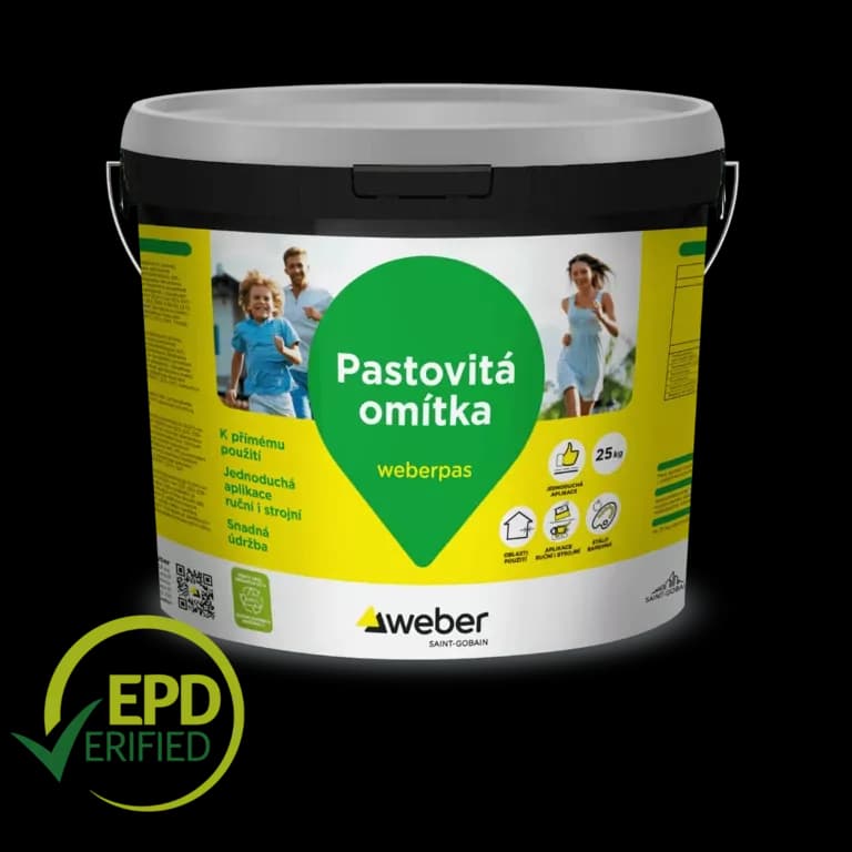 WEBERpas silikonová omítka zrnitá 2 mm