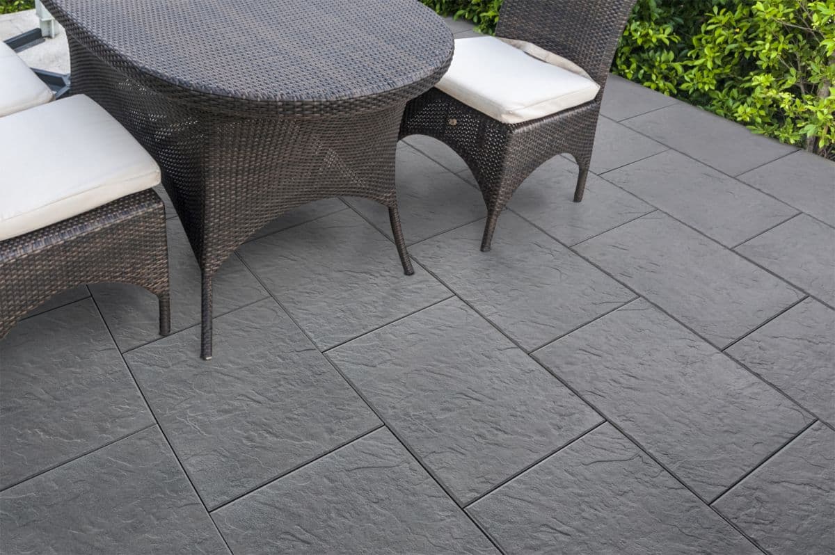 TOPTERAMO Dlažba GRANEX XL 600 x 400 x 27 mm Reliéf břidlice melírovaný