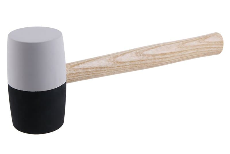 Palice gumová černobílá WESTBERG 65mm 34cm násada dřevo