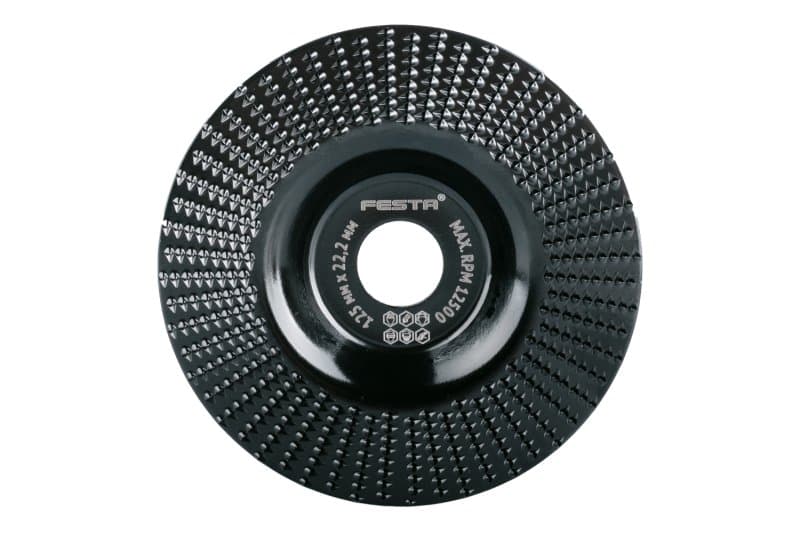 Rašplový kotouč plochý FESTA jemný 125x22.2mm
