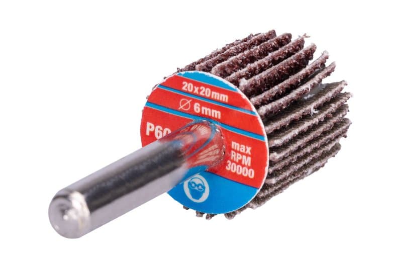 Kotouč lamelový brusný 20x20x6mm P60 stopka