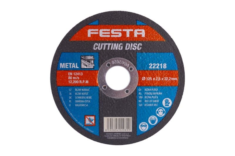 Kotouč řezný FESTA na kov 125x2.5x22.2mm