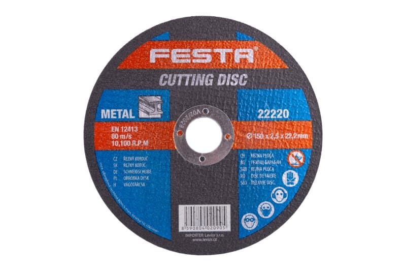 Kotouč řezný FESTA na kov 150x2.5x22.2mm