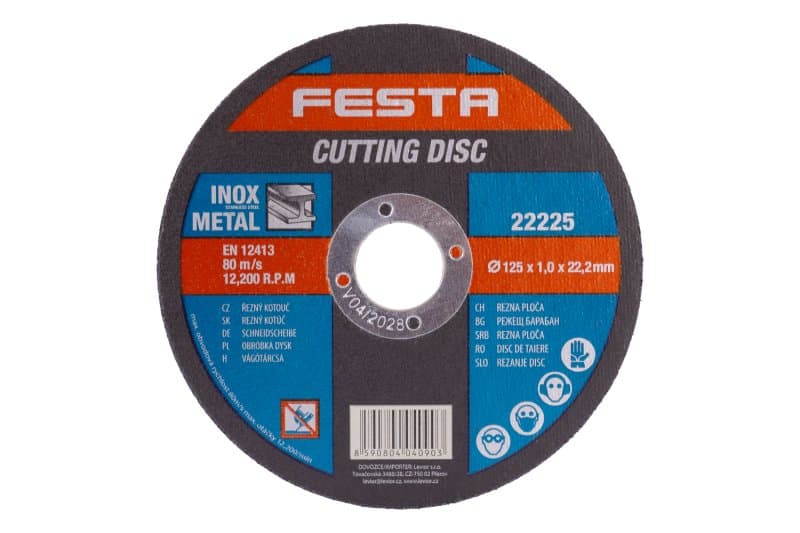 Kotouč řezný FESTA na kov 125x1.0x22.2mm
