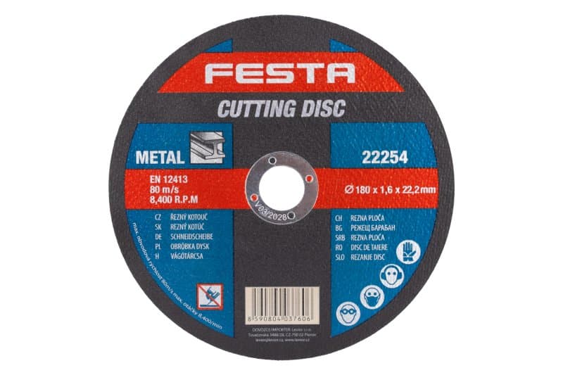 Kotouč řezný FESTA na kov 180x1.6x22.2mm