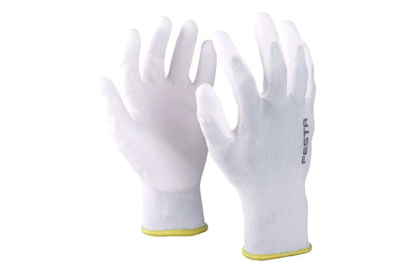 Rukavice FESTA KELT WHITE máčené PU vel. 9, CE 388