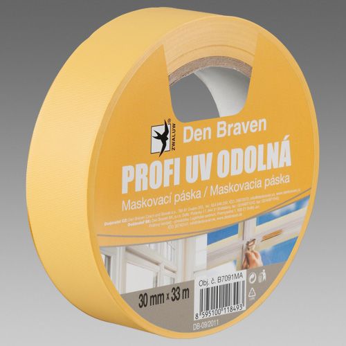 Den Braven Profi UV odolná maskovací páska - 30 mm x 33 m