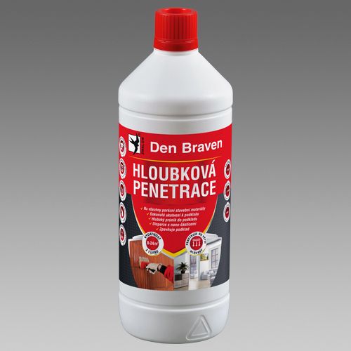 Hloubková penetrace Den Braven 1l - láhev 1 kg