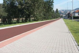 CS BETON Zámková dlažba CIHLA 8 cm šedá