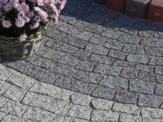 CS BETON Zámková dlažba GRANITO - skladba 117 kamenů 	60 mm šedá