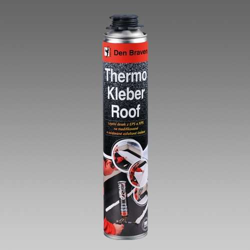 Lepidlo Thermo Kleber Roof Den Braven 40221RF 750 ml žlutá