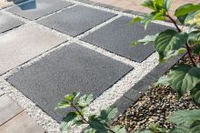 CS BETON - Dlaždice FORMELA XL - 12 cm půlka šedá, černá, bílá