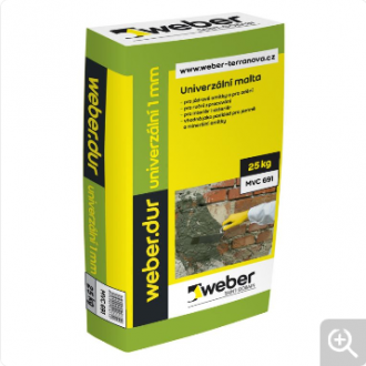 WEBER dur univerzální 1 mm 5 MPa 25 kg