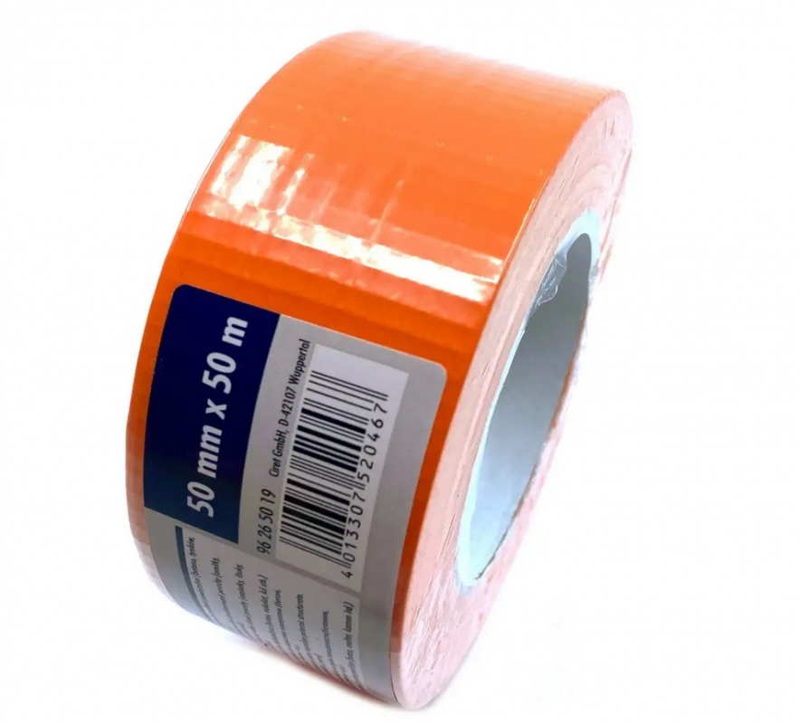 CIRET - Páska stavební 50mmx50m oranžová, kaučukové lepidlo