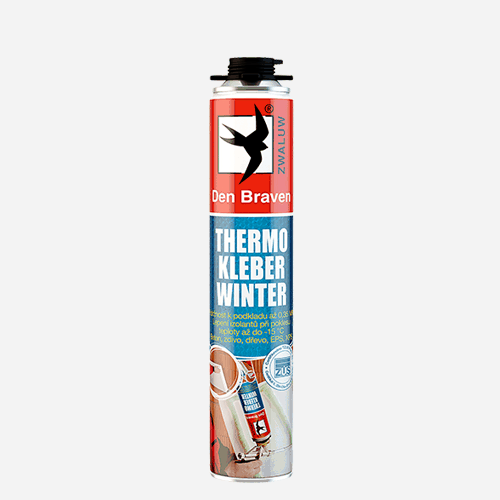 DEN BRAVEN Thermo Kleber pistolová lepící pěna 750ml WINTER