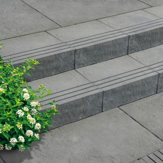 SEMMELROCK BRADSTONE LIAS schod 45 x 35 x 15 cm | šedohnědá, světle šedá