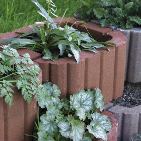SEMMELROCK Miniflor svahová tvárnice - červená SEMMELROCK STEIN + DESIGN