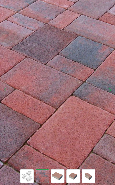 PRESBETON Skladebná dlažba BRENDA MIX 6 cm - Karakum