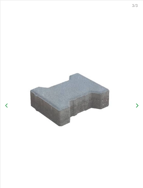 PRESBETON Dlažba H PROFIL 200 x 165 x 60 mm - přírodní