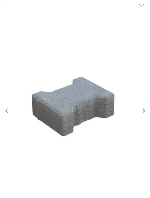 PRESBETON Dlažba H-PROFIL 200 x 165 x 80 mm - přírodní