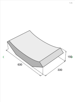 PRESBETON Žlab příkopový TBM 1/65/33 330 x 630 x 150 mm