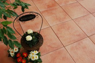 TOPTERAMO Dlažba GRANEX 400 x 400 x 22 mm Reliéf kámen melírovaný
