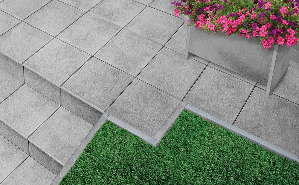 TOPTERAMO Schodovky Granex XL 600 x 400 x 27 mm Reliéf kámen -