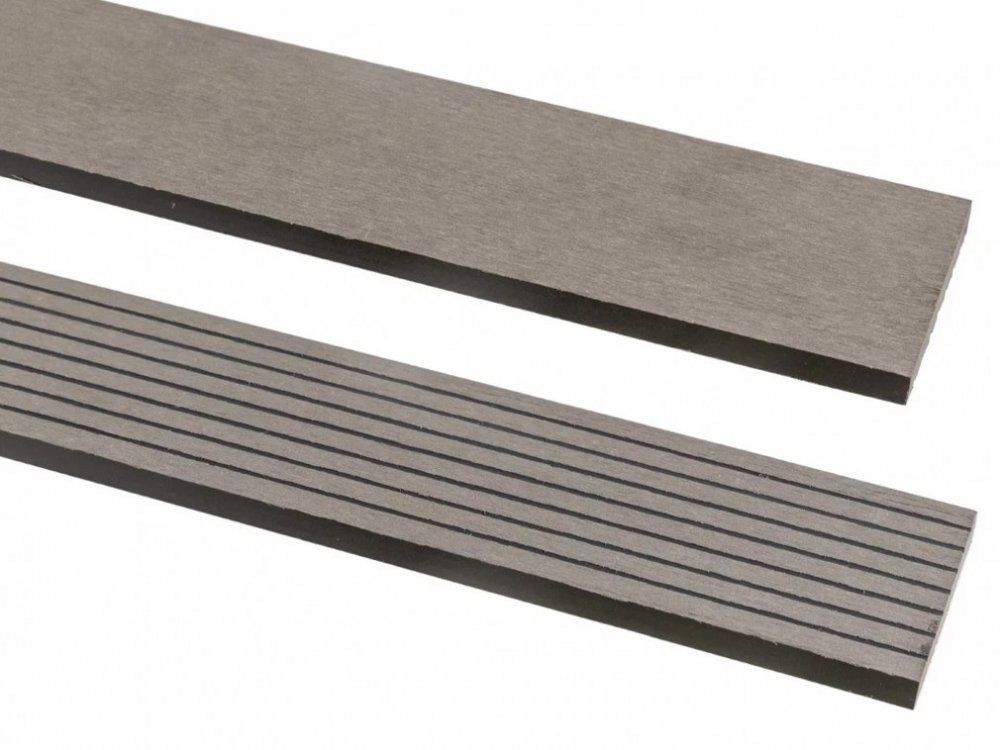 TEGOLA WPC Plotové prkno rovná hrana 80 x 12 mm šedé - WPC plotové prkno 80x12x800 mm rovné, light grey