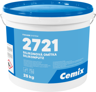 Omítka silikonová Cemix zatíraná 1,5 mm 25 kg 2721