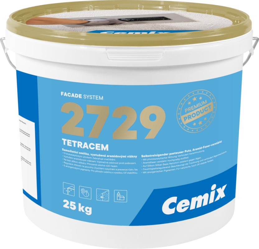 Omítka samočisticí Cemix TetraCem Z 1,0 mm 25kg 2729