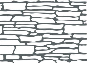 Šablona Cemix 2404 Decor kámen přírodní plochý 98,2×68,2 cm