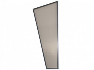 Boční stěna T-160, RAL7035, bronz - levá