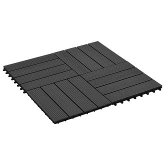Terasová dlažba WPC Technodeck - dark grey COVERNIT