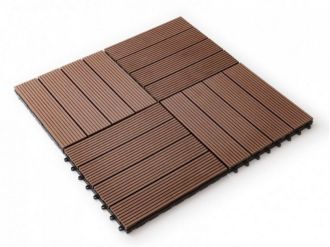 Terasová dlažba WPC Technodeck - oak brown COVERNIT