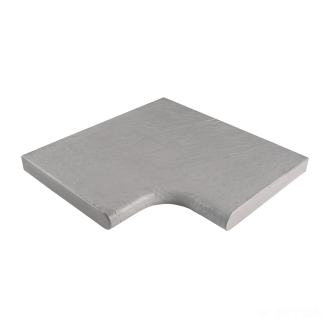 DITON Bazénové lemy PREMIERE - bílá roh vnitřní 45 × 45 × 4 cm