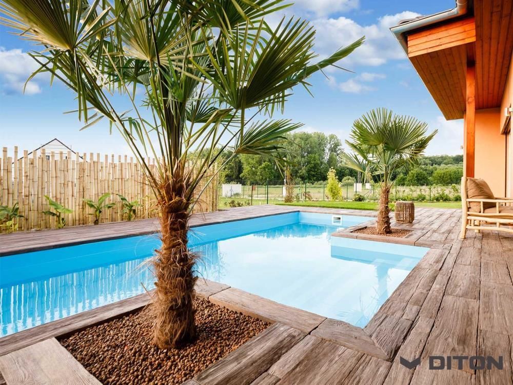 DITON LINIE DŘEVA Bazénový lem DUB -