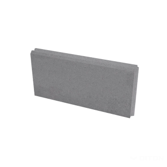 DITON Záhonový obrubník 50 x 5 x 20 cm - Černá