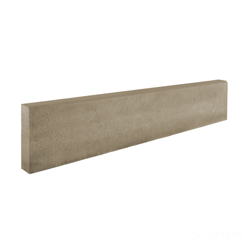 DITON Záhonový obrubník s rovnou hranou 100 × 5 × 20 cm - Písková