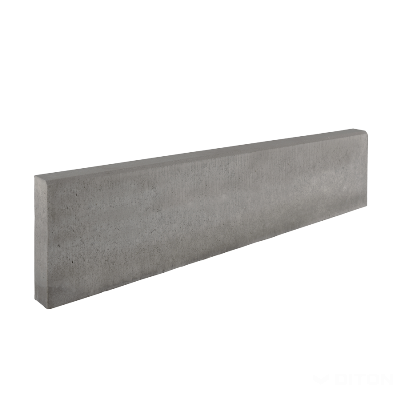 DITON Záhonový obrubník s rovnou hranou 100 × 5 × 25 cm AKCE Dláždíme slevami do 31.5.2025 - Přírodní